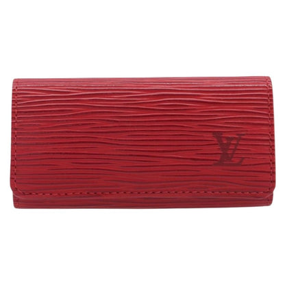 Louis Vuitton Multiclés 4 Cuir verni, Red, Leather, Wallet