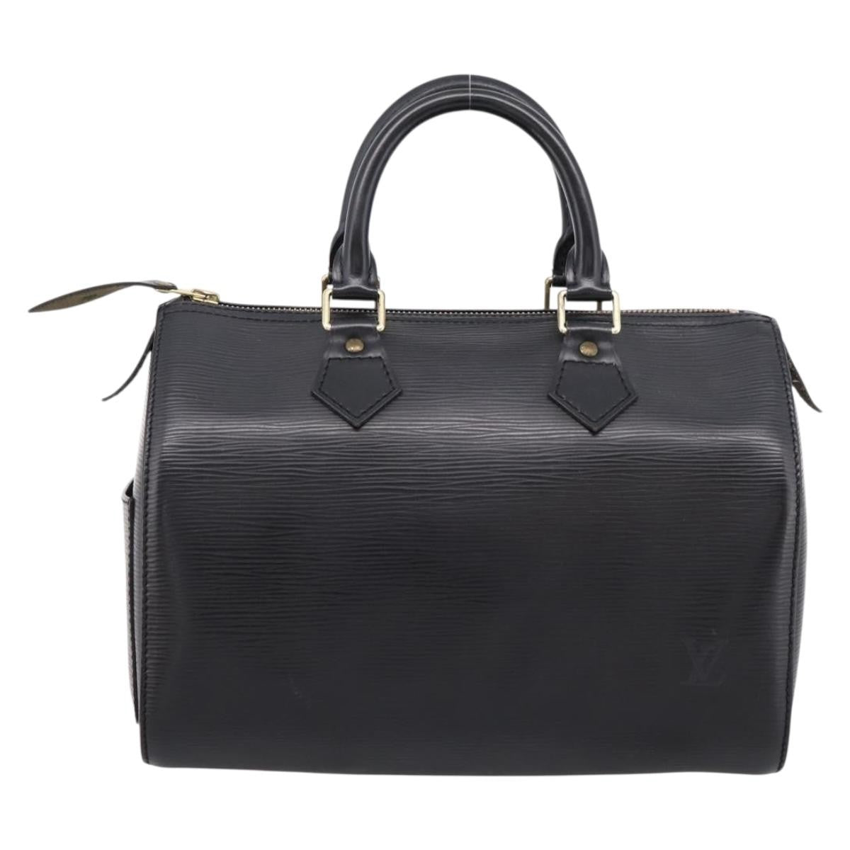 Louis Vuitton Speedy Epi Leather, Black, Leather, Handbag