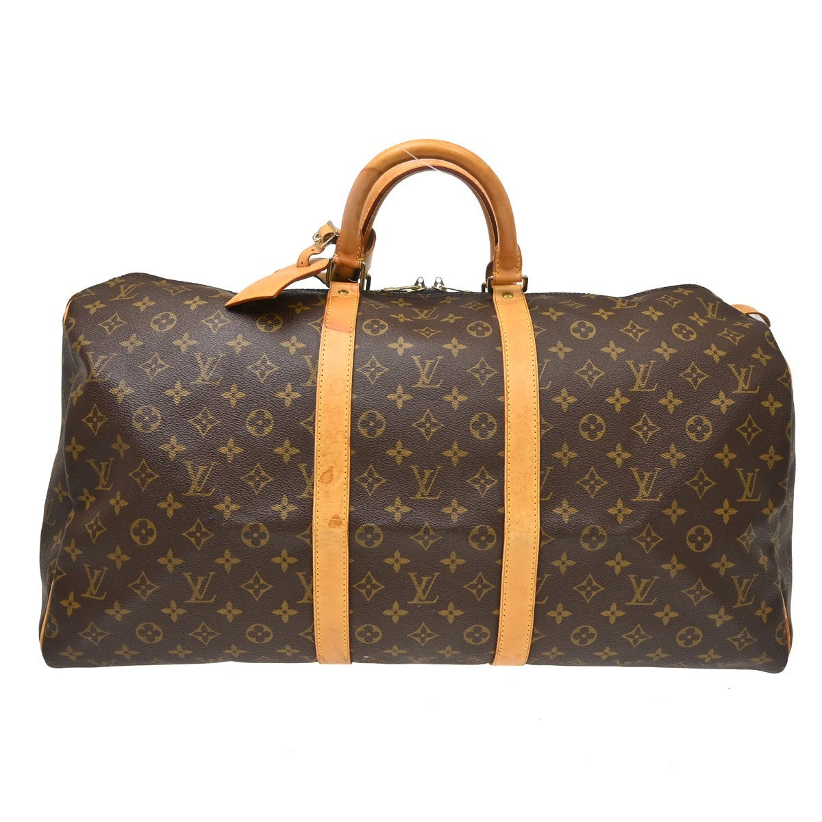 Louis Vuitton Keepall Monogram Canvas, Brown, Canvas, Travel Bag