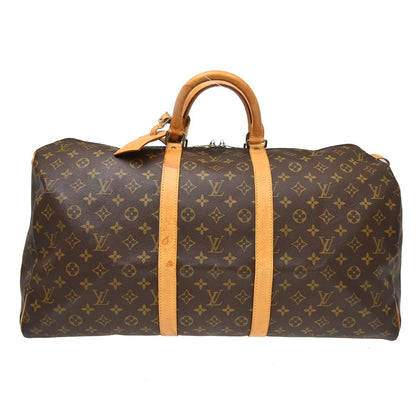 Louis Vuitton Keepall Monogram Canvas, Brown, Canvas, Travel Bag