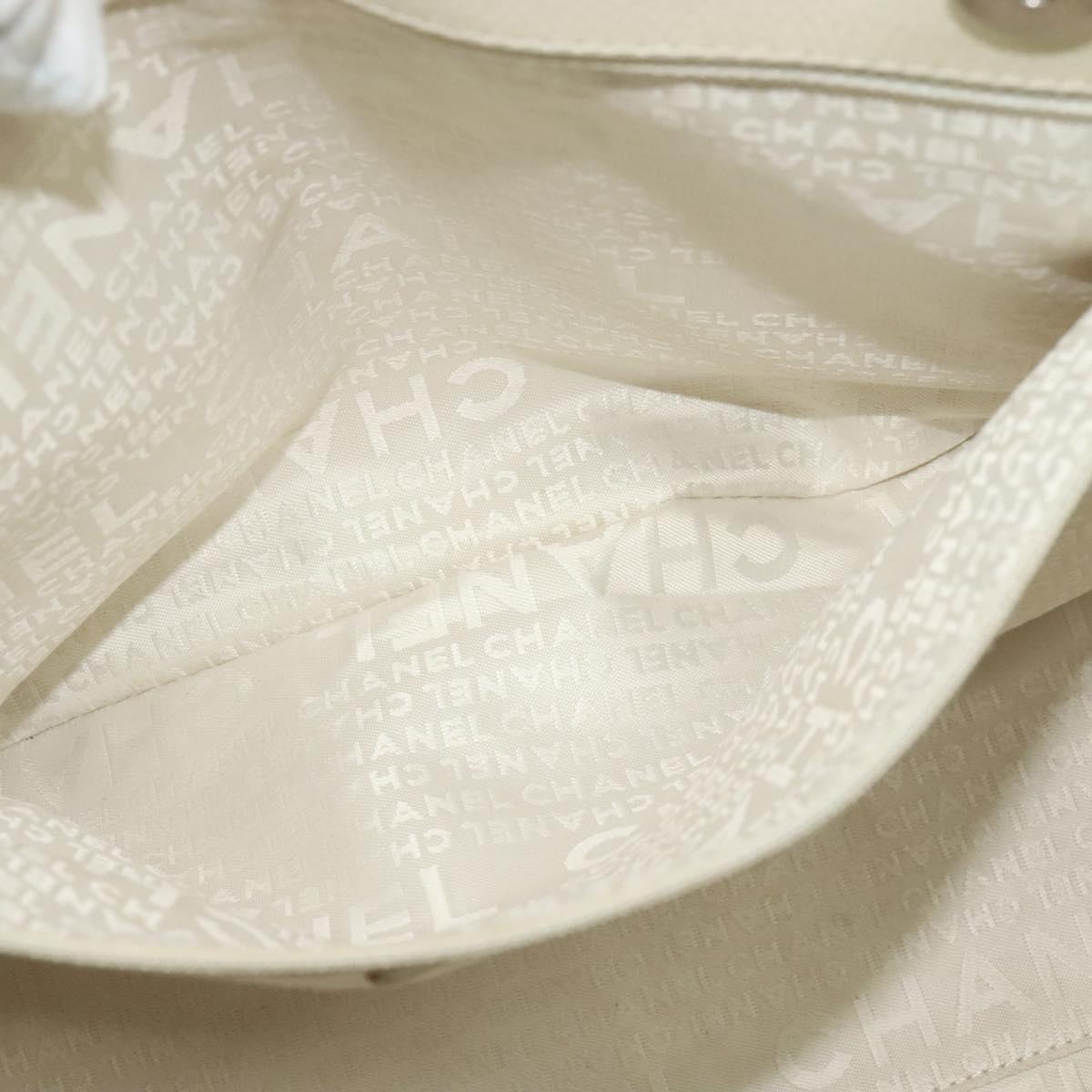 Chanel Reissue Cerf Executive Tote Leather, WHITE, LEATHER, Tote bag