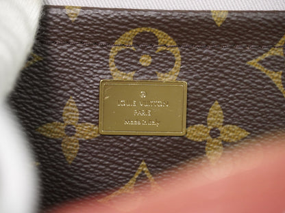 Louis Vuitton Venice Vernis with Monogram Canvas, Pink, Patent Leather, Shoulder Bag