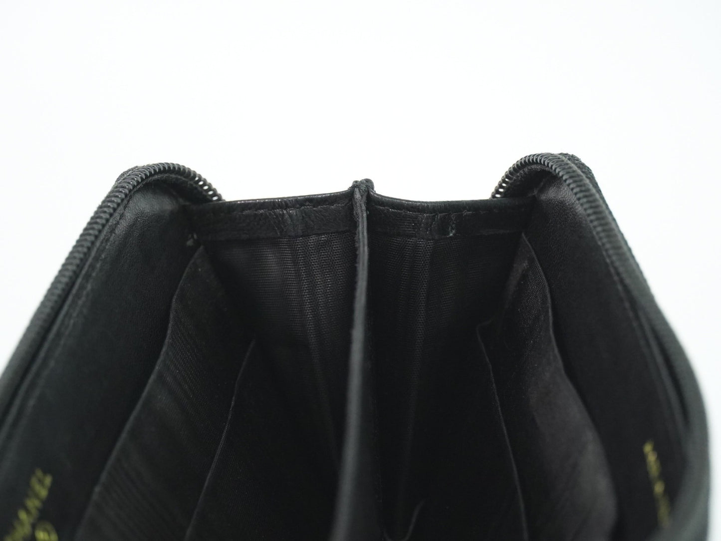 Chanel Timeless CC Zipped Caviar, Black, Leather, Wallet