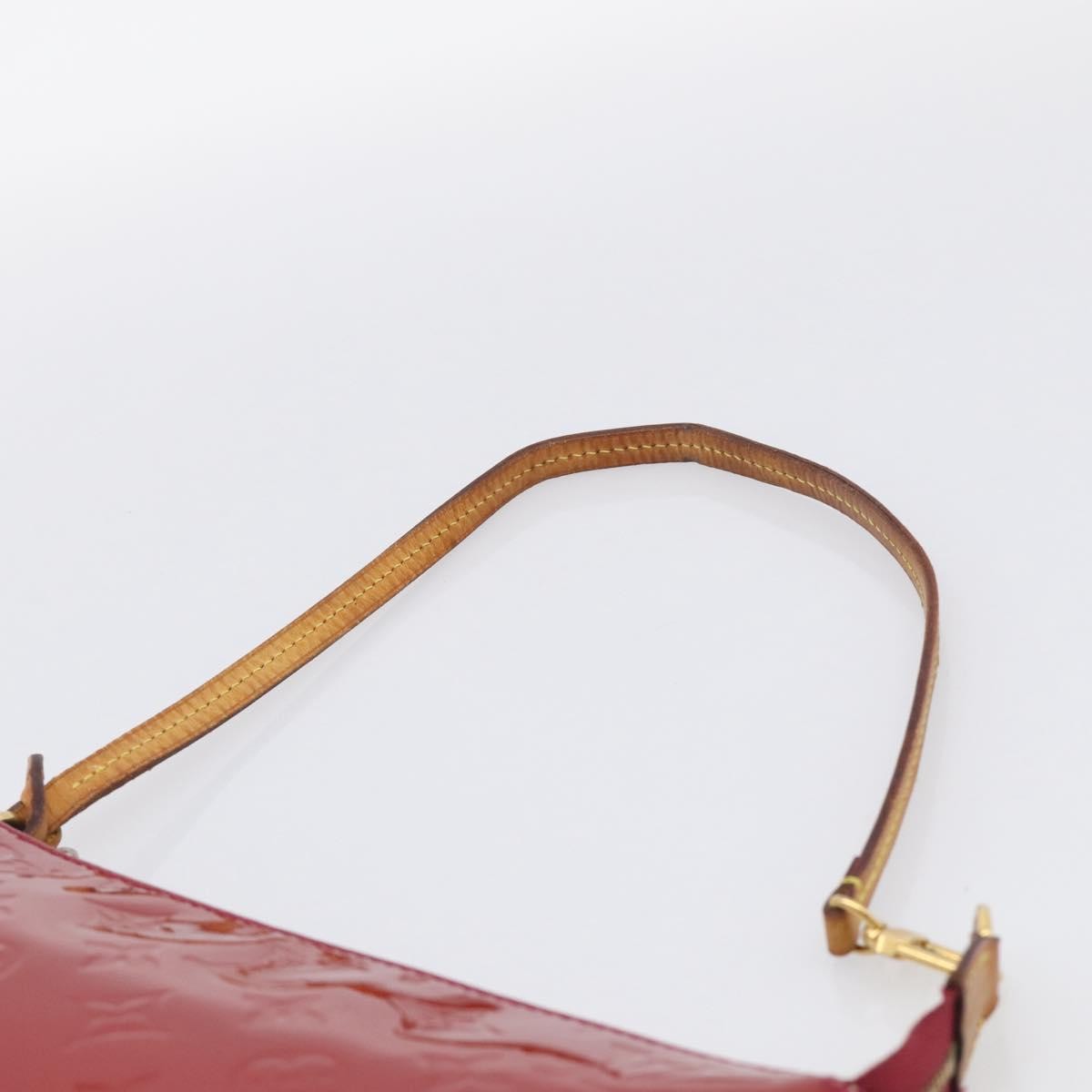 Louis Vuitton Pochette Accessoires NM Monogram Vernis, Pink, Patent Leather, Clutch