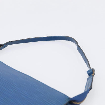 Louis Vuitton Pochette Accessoires Epi Leather, Blue, Leather, Clutch