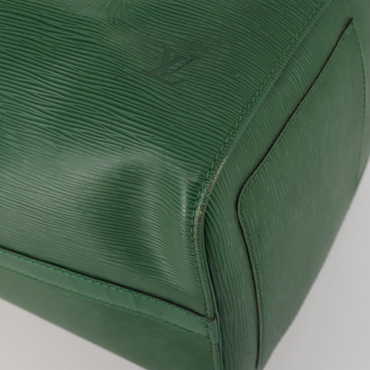 Louis Vuitton Keepall Bag Epi Leather, Green, Leather, Travel Bag