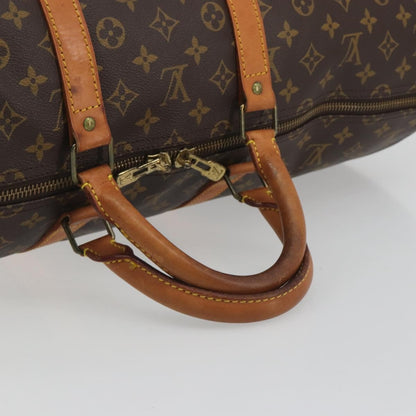 Louis Vuitton Keepall Monogram Canvas, Brown, Canvas, Travel Bag