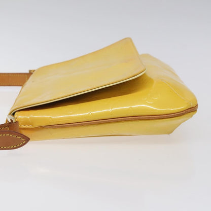 Louis Vuitton Thompson Street Monogram Vernis, Yellow, Patent Leather, Shoulder Bag