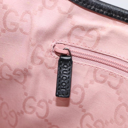 Gucci Vintage Jackie Hobo GG Canvas with Leather, Black, Canvas, Shoulder Bag