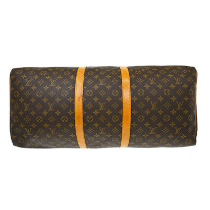 Louis Vuitton Keepall Monogram Canvas, Brown, Canvas, Travel Bag