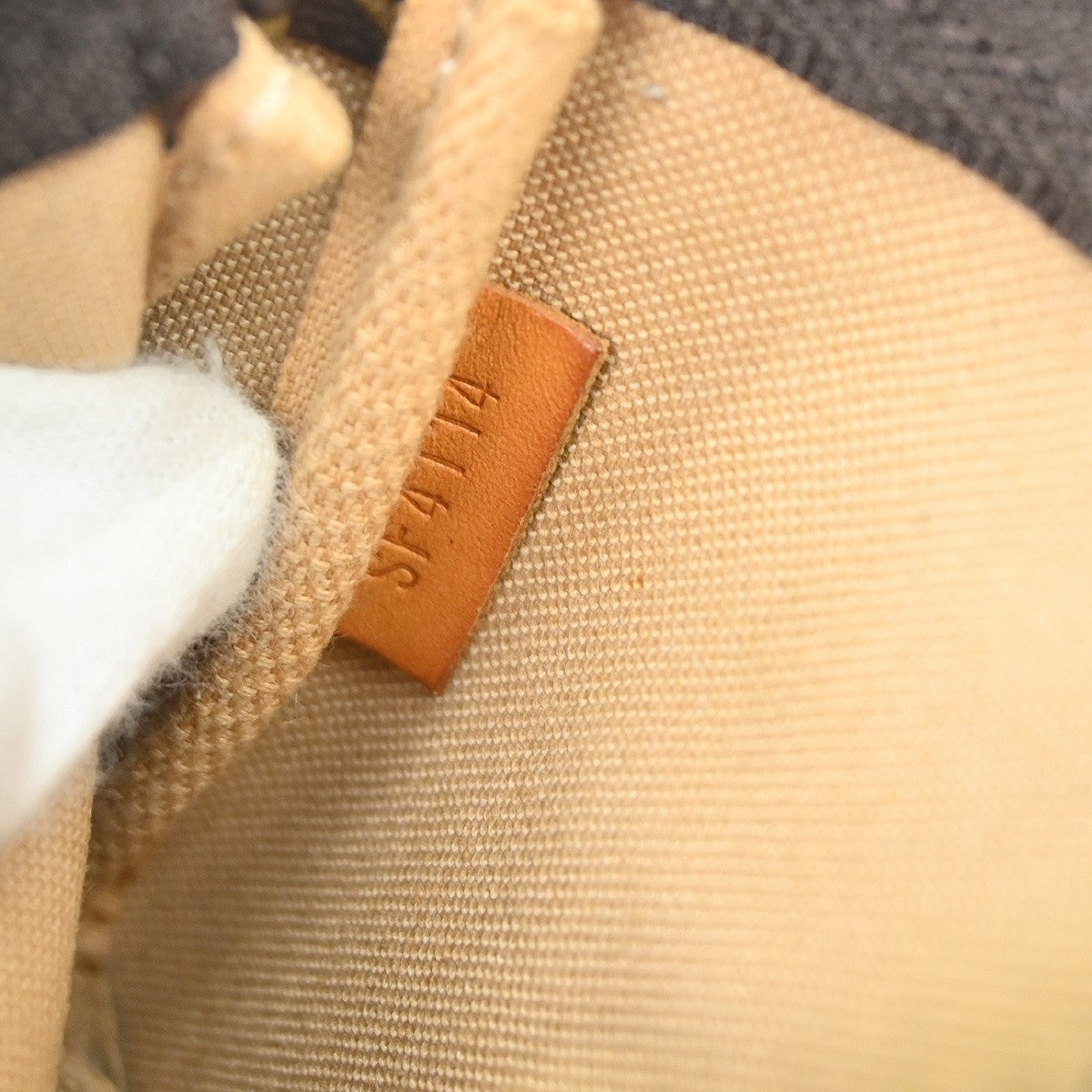 Louis Vuitton Mini Pochette Limited, Brown, Canvas, Clutch