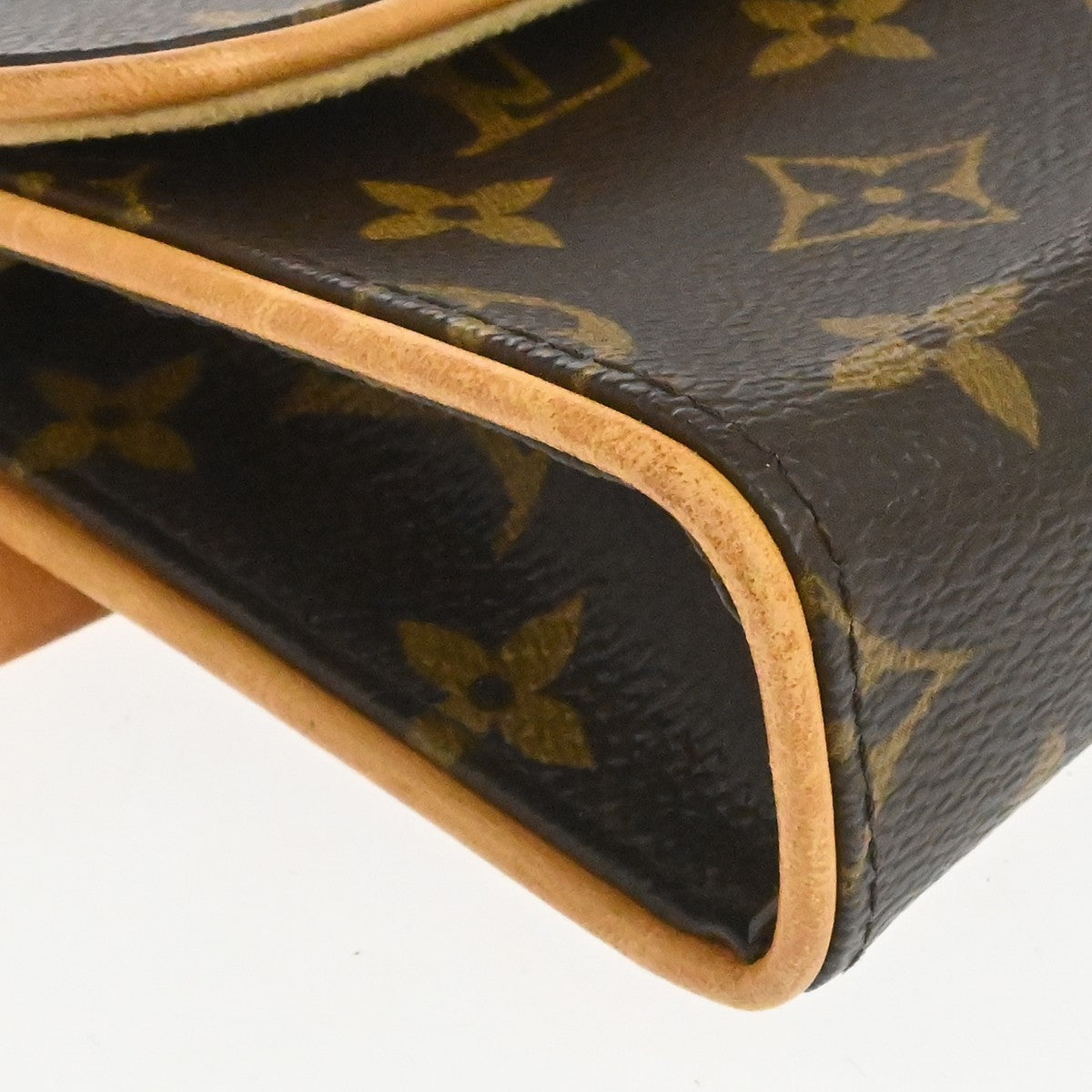 Louis Vuitton Florentine Monogram, Brown, Canvas, Clutch
