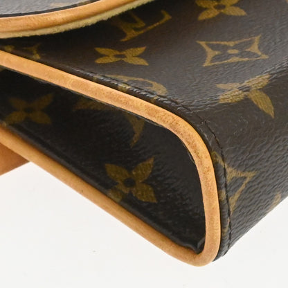 Louis Vuitton Florentine Monogram, Brown, Canvas, Clutch