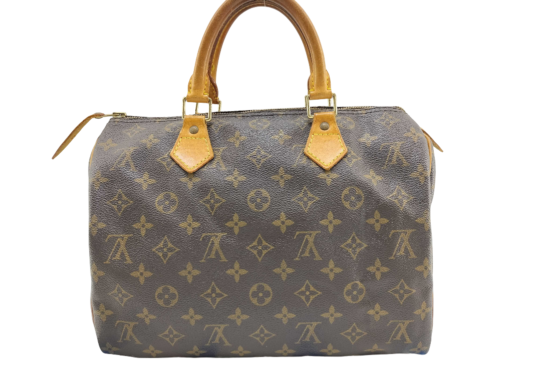 Louis Vuitton Speedy Monogram Canvas, Brown, Canvas, Handbag