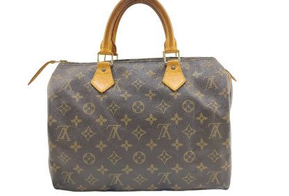 Louis Vuitton Speedy Monogram Canvas, Brown, Canvas, Handbag