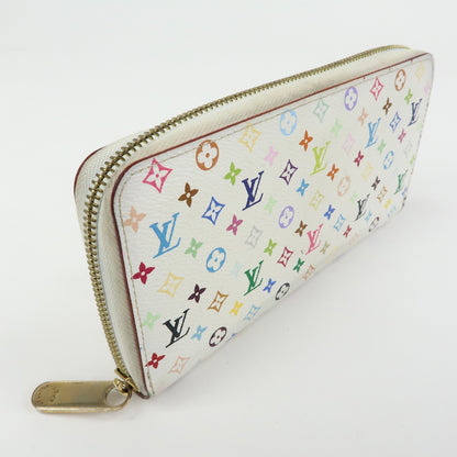 Louis Vuitton Zippy Monogram Multicolor, White, Canvas, Wallet