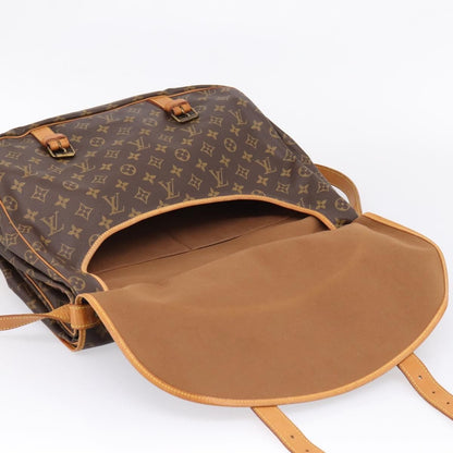 Louis Vuitton Saumur Monogram Canvas, Brown, Canvas, Shoulder Bag