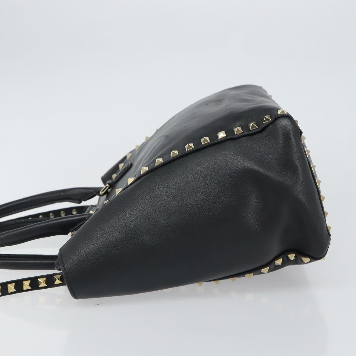 Valentino Garavani Rockstud Tote Soft Leather, Black, Leather, Tote Bag