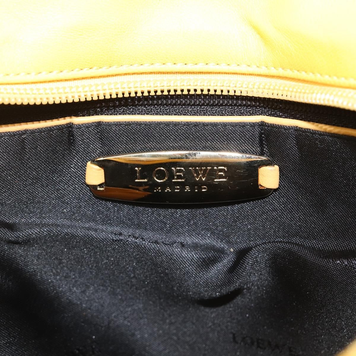 Loewe Shoulder bag Leather, Yellow, Leather, Shoulder Bag