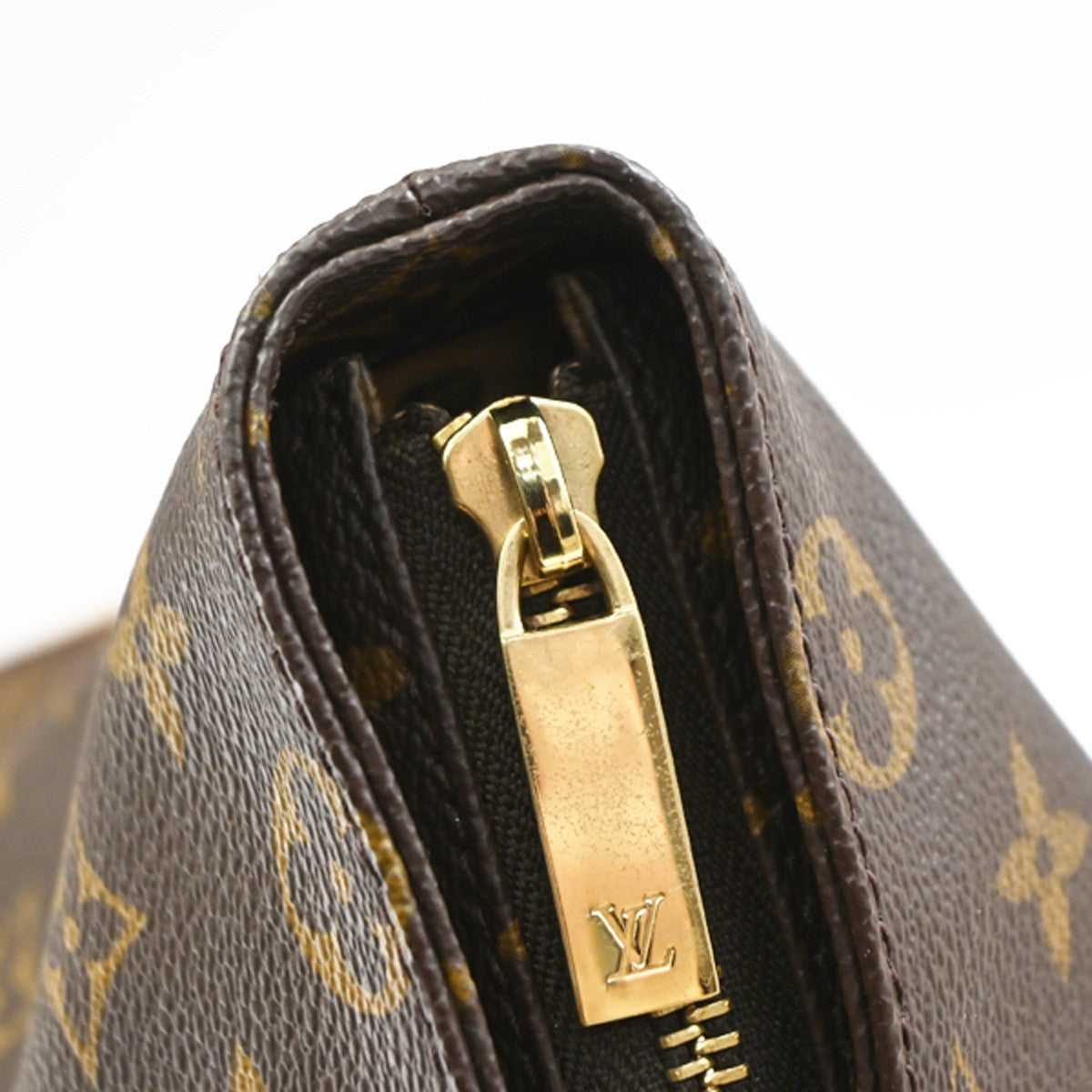 Louis Vuitton Cabas Mezzo Monogram Canvas, Brown, Canvas, Tote Bag