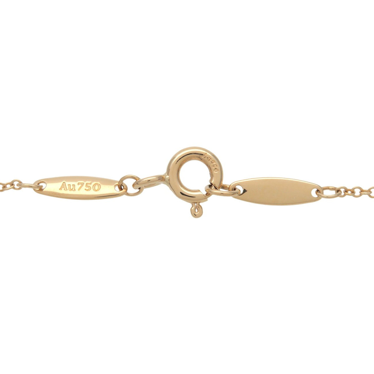 Tiffany & Co. Elsa Peretti Diamonds By The Yard Pendant 18K Yellow Gold with Diamond, Gold, Yellow Gold, Necklace