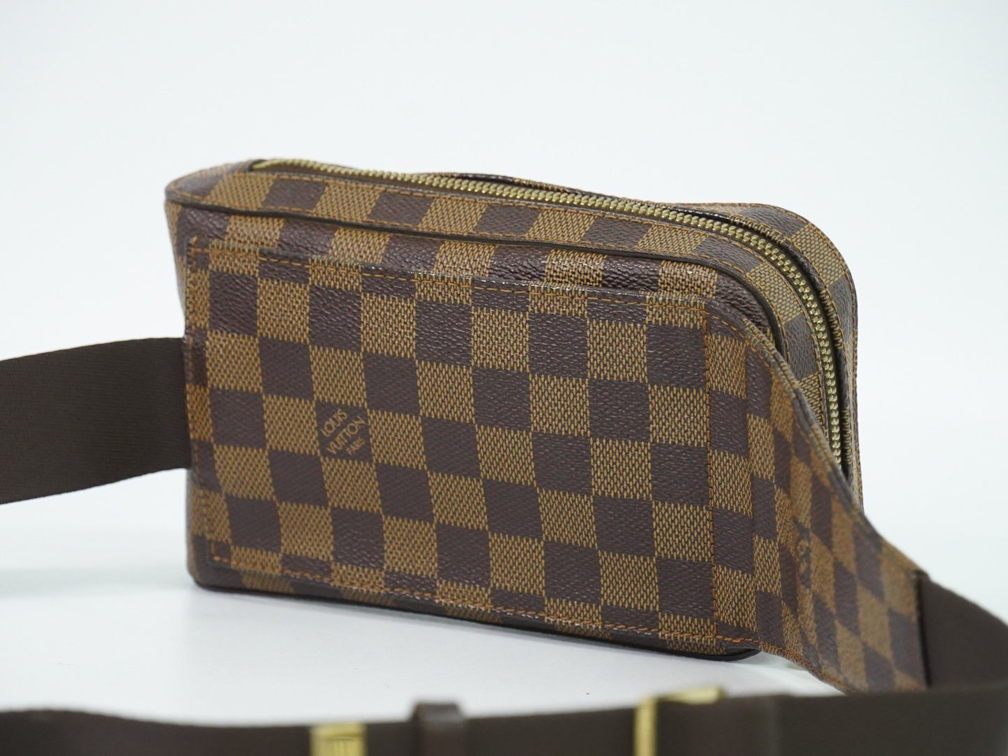 Louis Vuitton Geronimos Damier, Brown, Canvas, Clutch