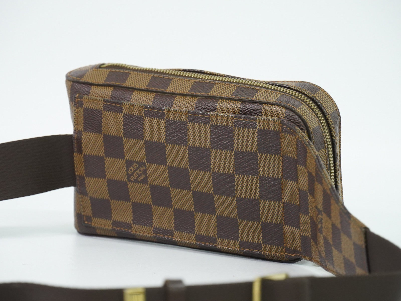 Louis Vuitton Geronimos Damier, Brown, Canvas, Clutch