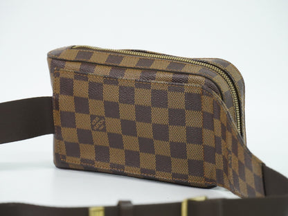Louis Vuitton Geronimos Damier, Brown, Canvas, Clutch