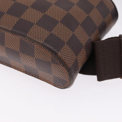 Louis Vuitton Geronimos Waist Damier, Brown, Canvas, Shoulder Bag
