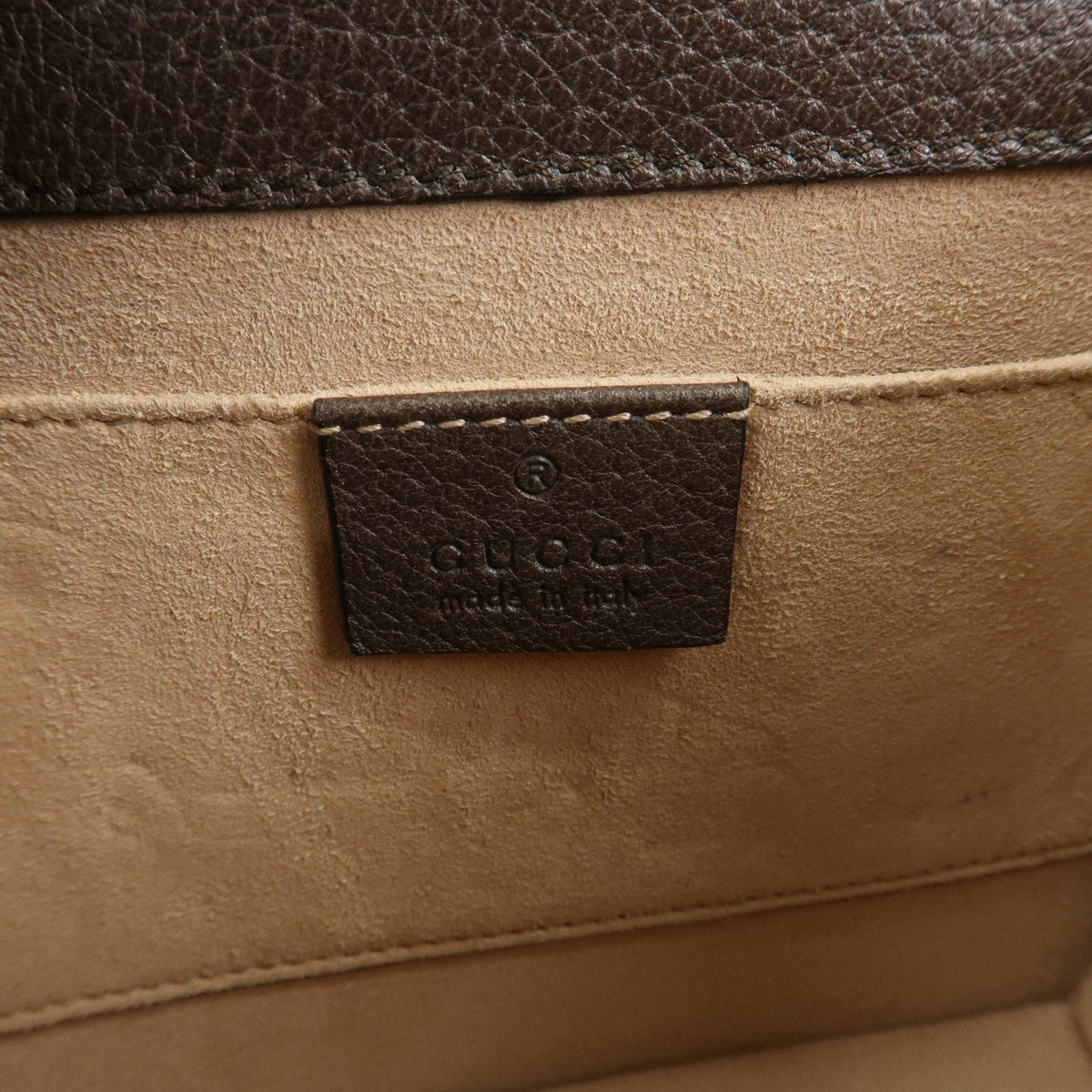 Gucci Totem Leather, Brown, Leather, Shoulder Bag