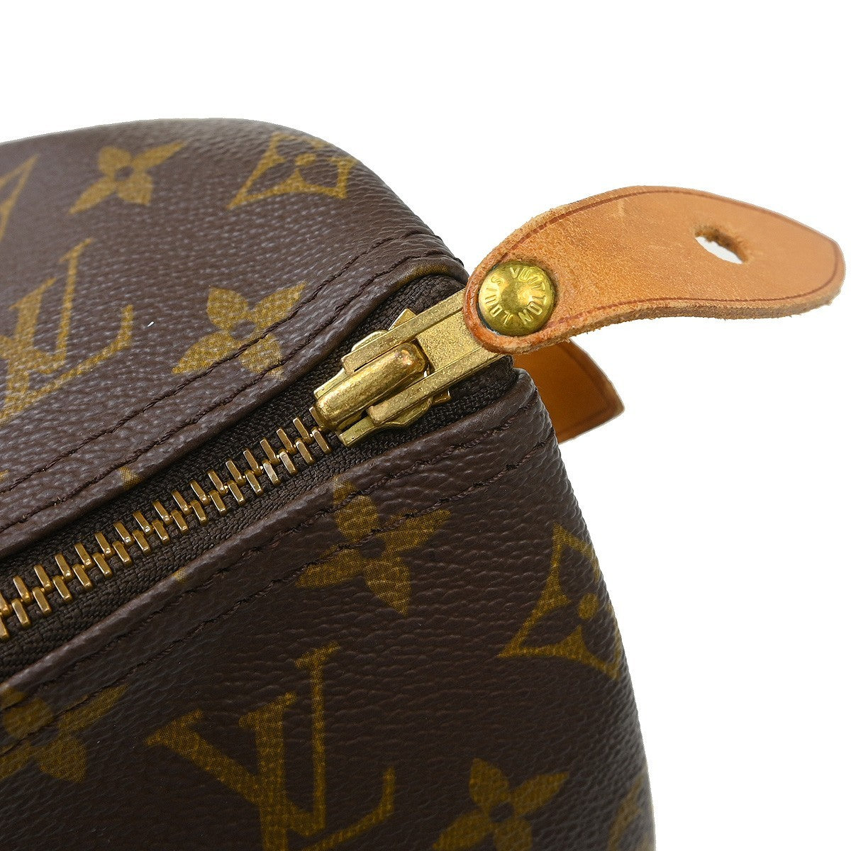 Louis Vuitton Speedy Monogram Canvas, Brown, Canvas, Handbag