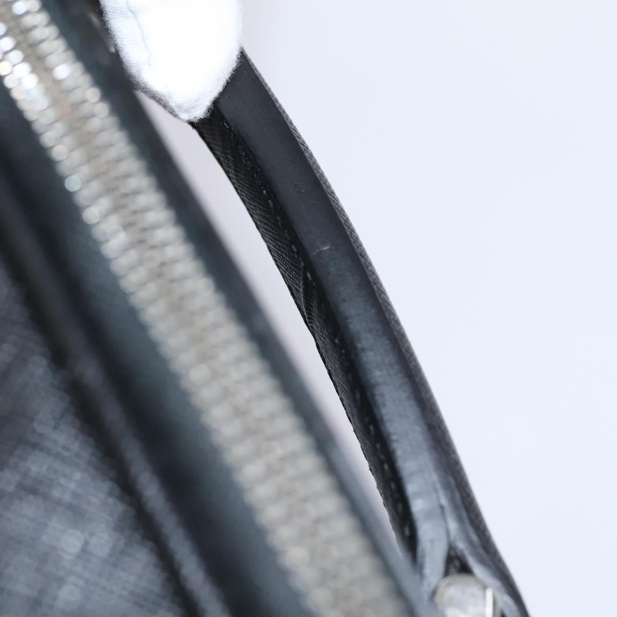 Prada Expandable Front Zip Boston Tessuto, Black, Leather, Travel Bag