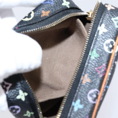 Louis Vuitton Wapity Trousse Monogram Multicolor, Black, Canvas, Clutch
