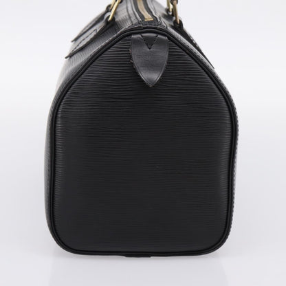 Louis Vuitton Speedy Epi Leather, Black, Leather, Handbag