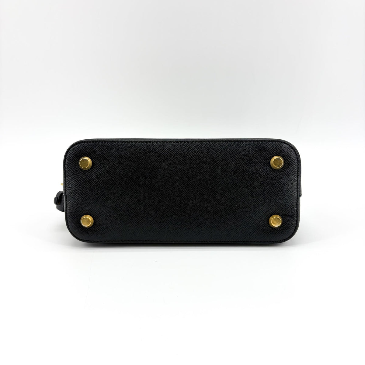 Balenciaga Logo Ville Leather, Black, Leather, Handbag