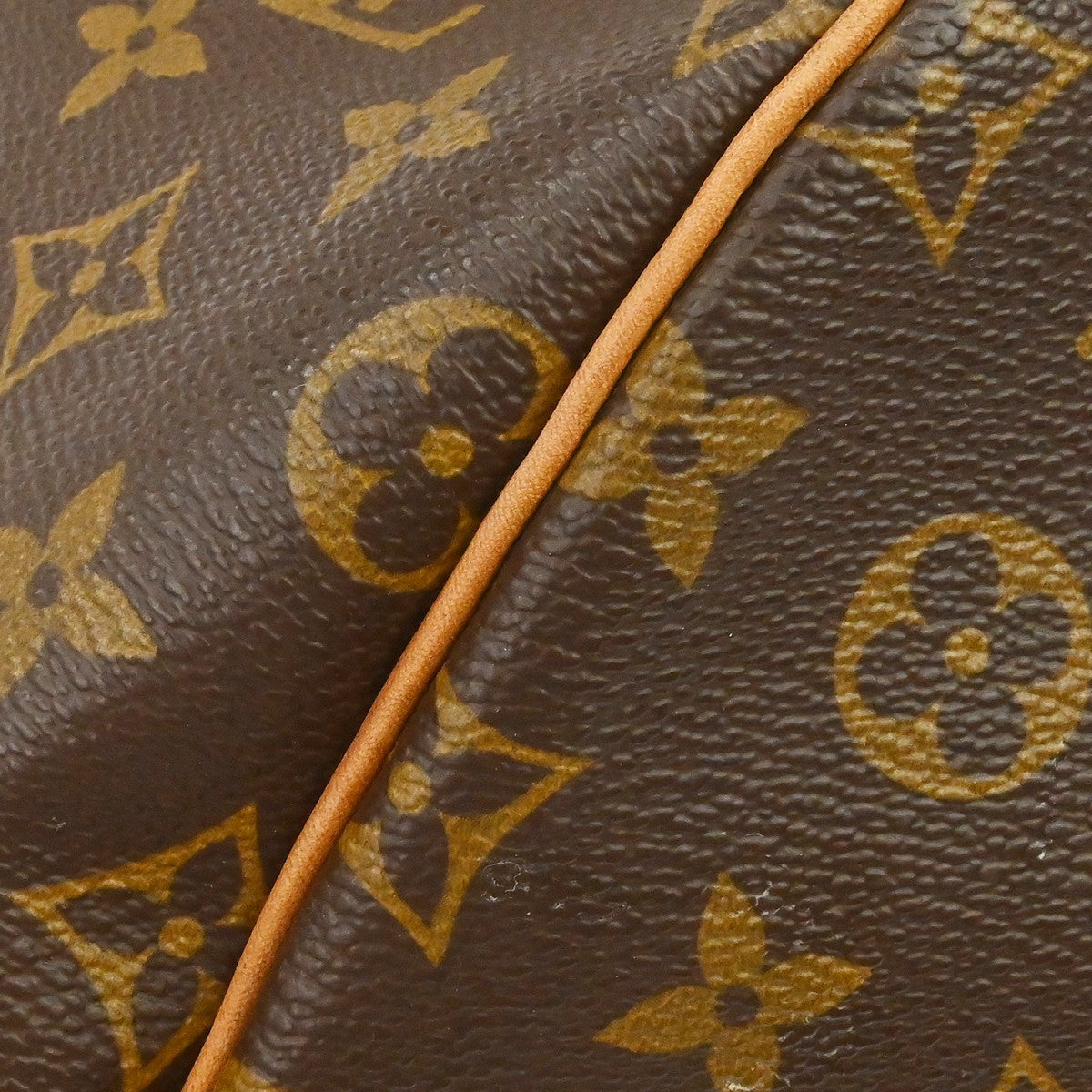 Louis Vuitton Keepall Monogram, Brown, Canvas, Travel Bag