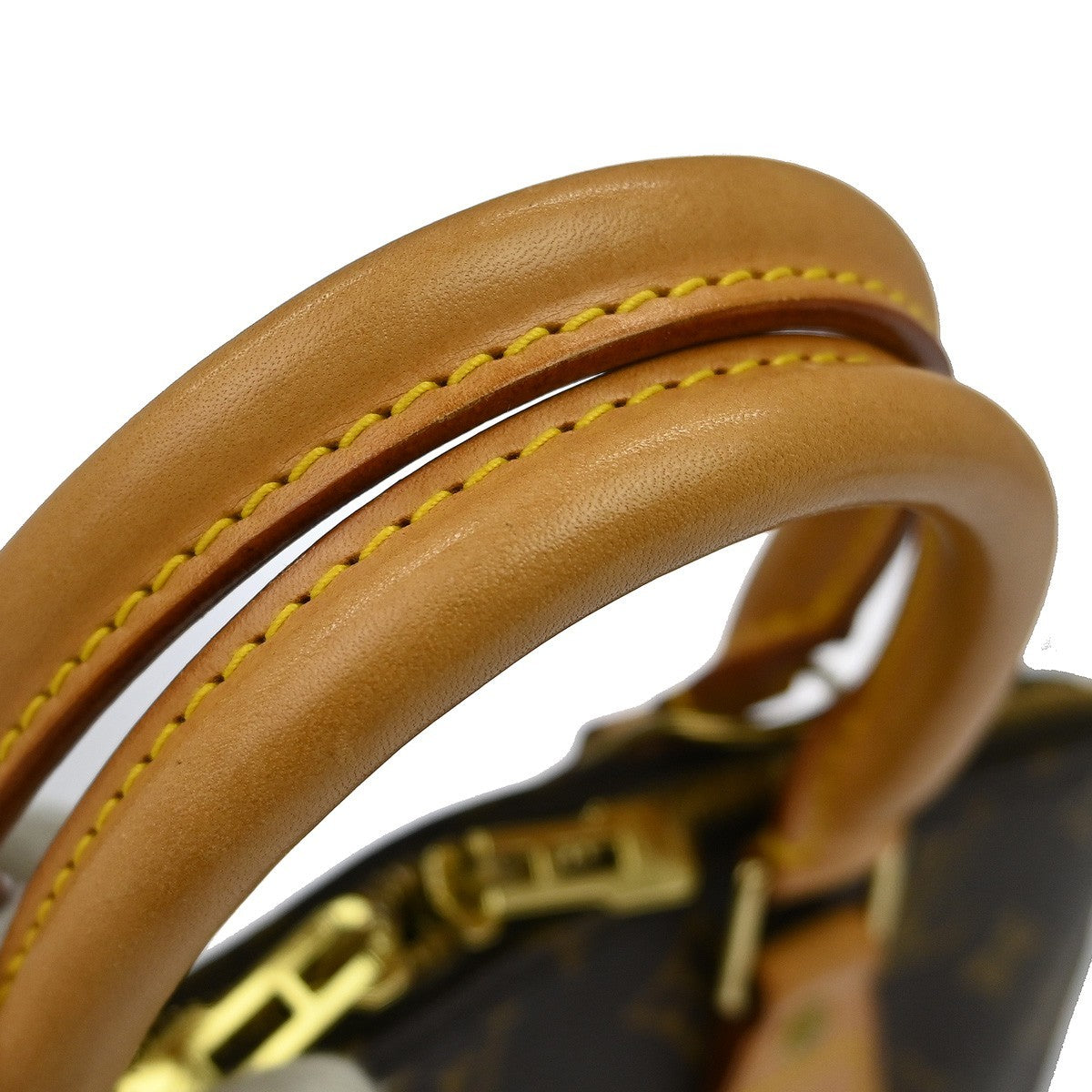 Louis Vuitton Alma Monogram, Brown, Canvas, Handbag