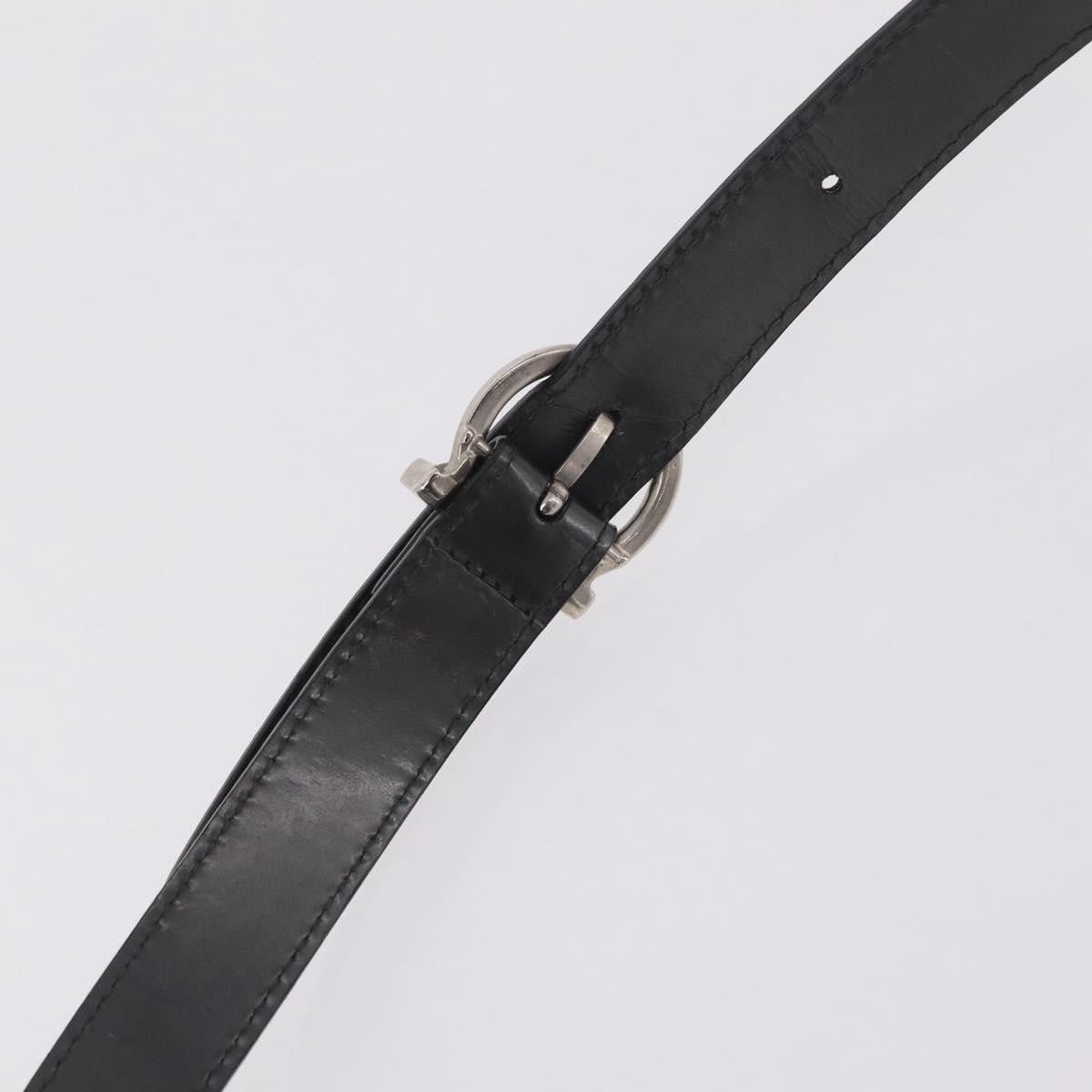 Salvatore Ferragamo Gancini Leather, Gray, Patent Leather, Handbag
