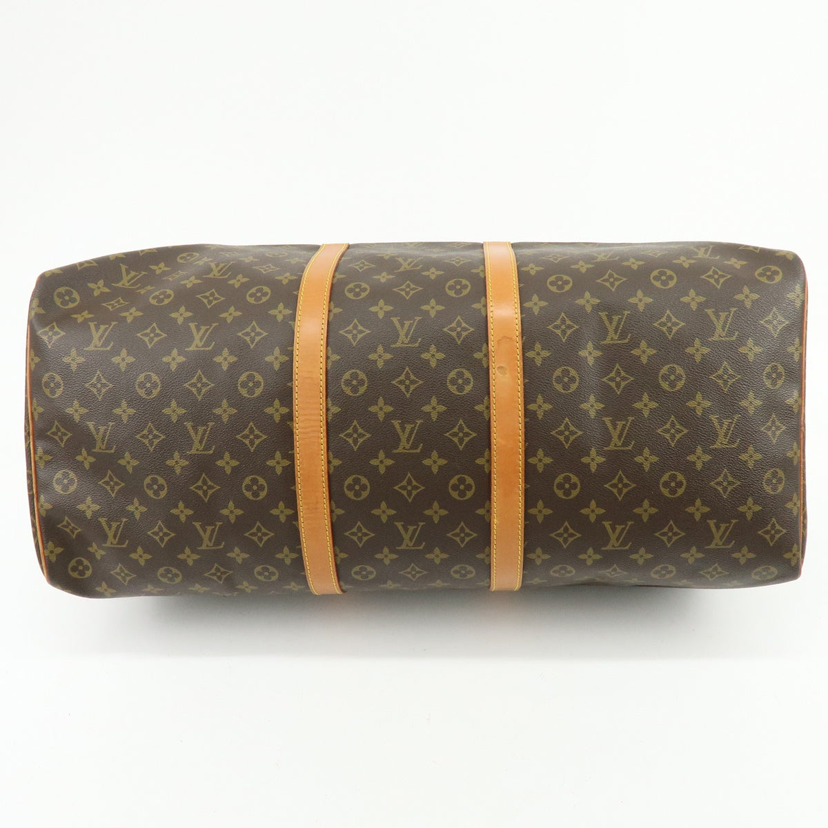 Louis Vuitton Keepall Monogram Canvas, Brown, Canvas, Travel Bag