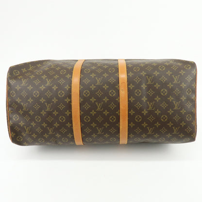 Louis Vuitton Keepall Monogram Canvas, Brown, Canvas, Travel Bag