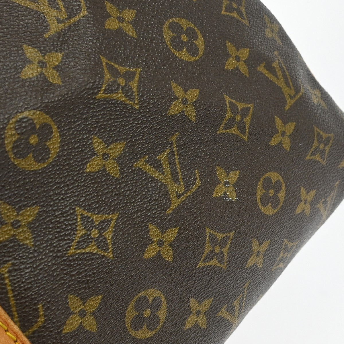 Louis Vuitton Keepall Monogram, Brown, Canvas, Travel Bag