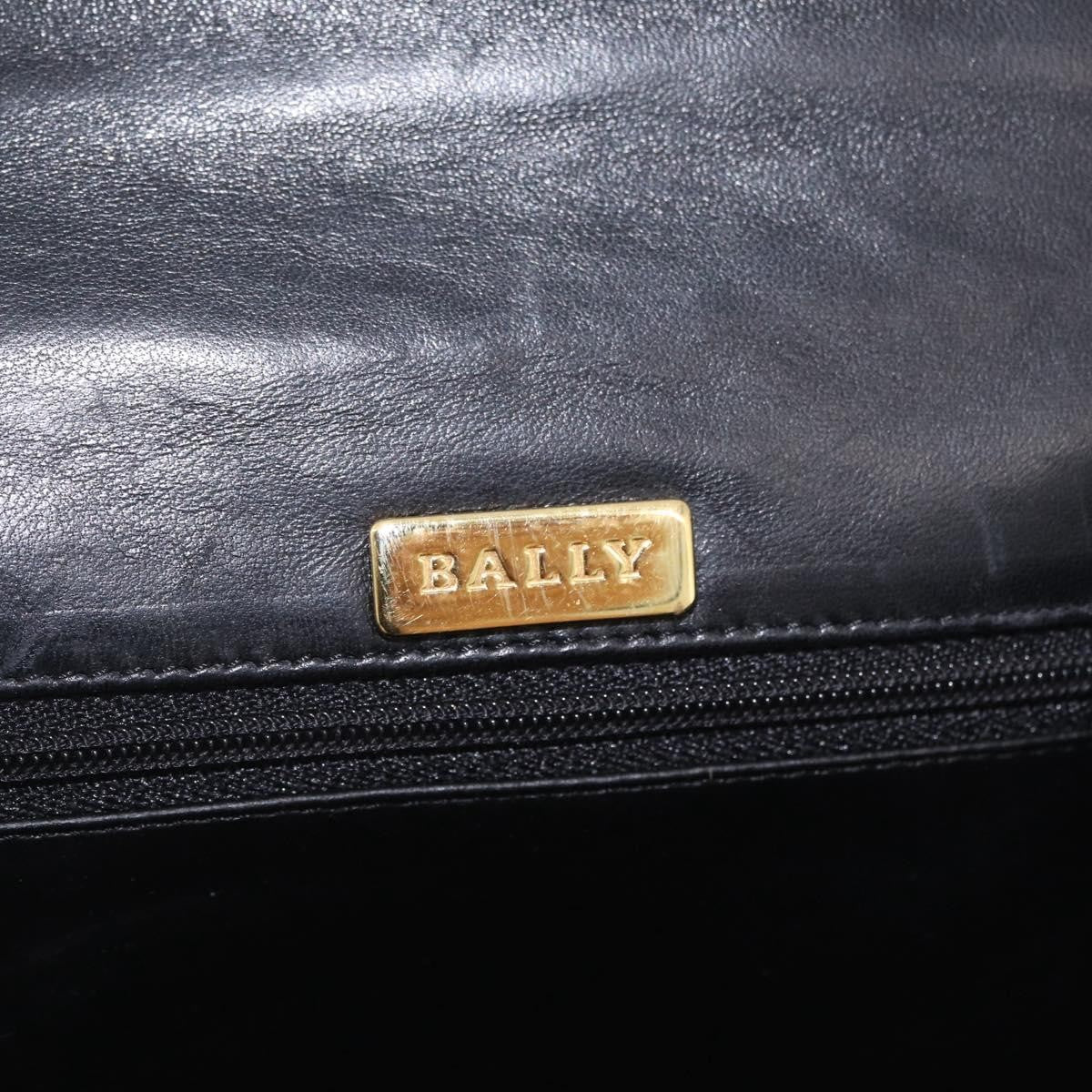 Bally Handbag Leather, Black, Leather, Handbag