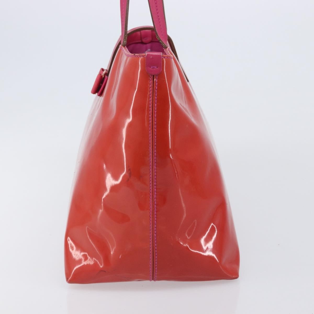 Salvatore Ferragamo Vala tote Patent Leather, Pink, Patent Leather, Tote Bag