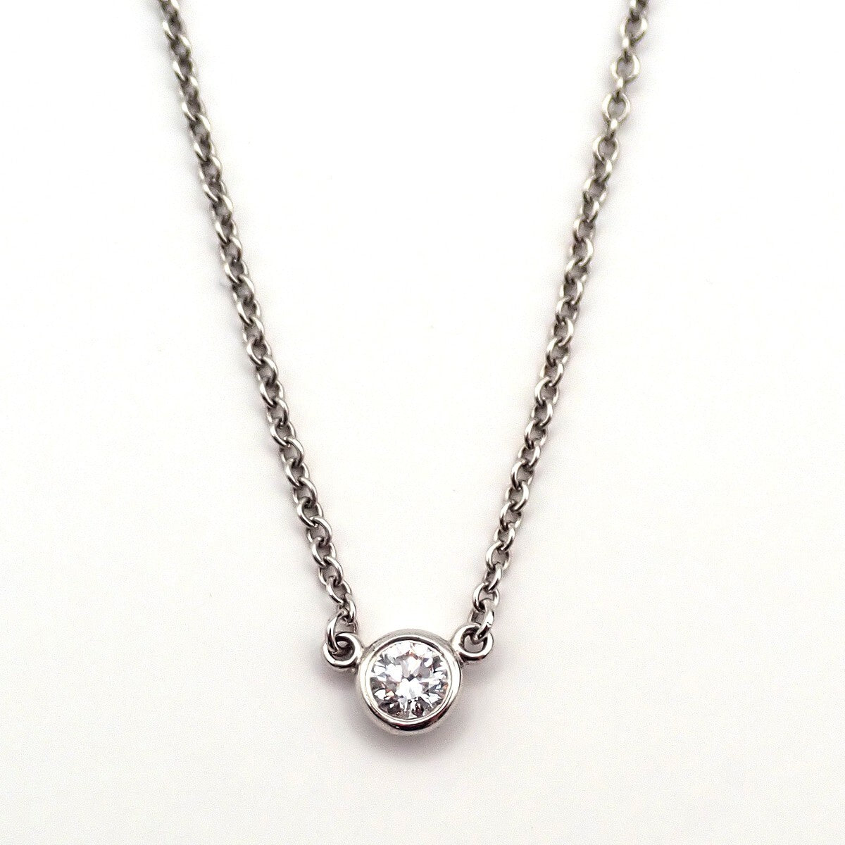 Tiffany & Co. Elsa Peretti Diamonds By The Yard Platinum with Diamond, Silver, Platinum, Jewelry