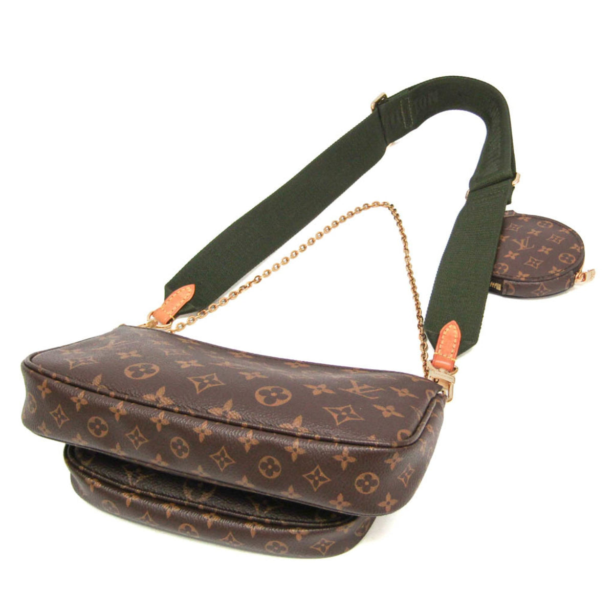 Louis Vuitton Multi Pochette Accessoires Pouch Monogram Canvas, Brown, Canvas, Clutch