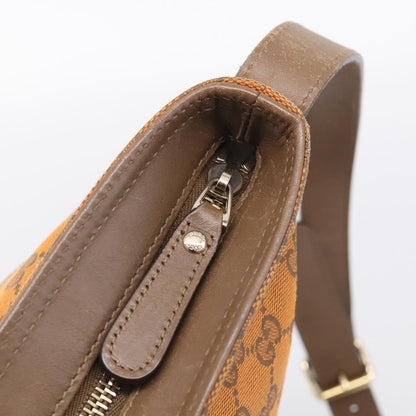 Gucci Shoulder Canvas, Orange, Canvas, Shoulder Bag