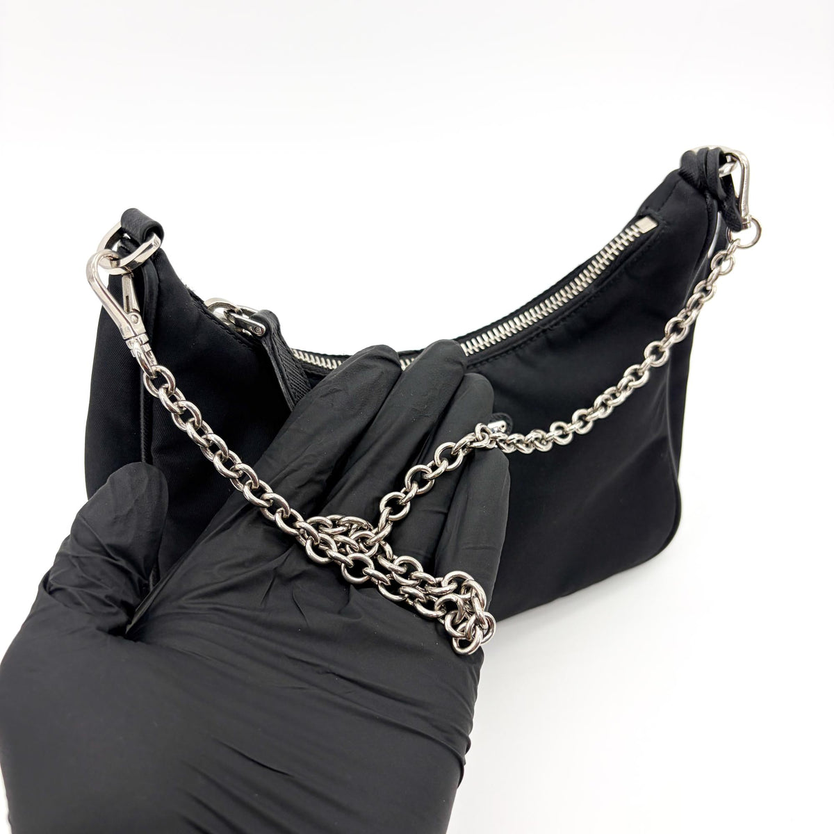 Prada Re-Edition 2005 Tessuto, Black, Nylon, Shoulder Bag
