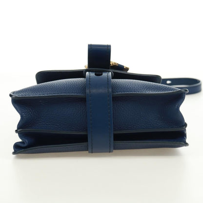 Chloe Aby Day Leather, Blue, Leather, Handbag