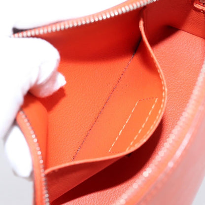 Louis Vuitton Cosmetic Epi Leather, Orange, Leather, Clutch