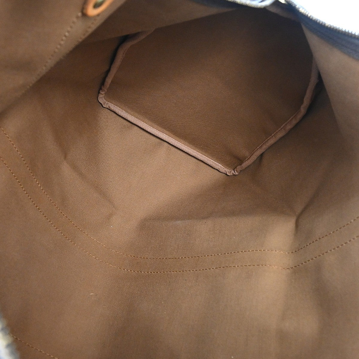 Louis Vuitton Keepall Monogram Canvas, Brown, Canvas, Travel Bag